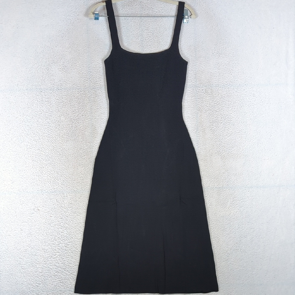 Rumored Black‎ Parisian CURVY Stretch Bodycon Sleeveless Midi Dress Size S